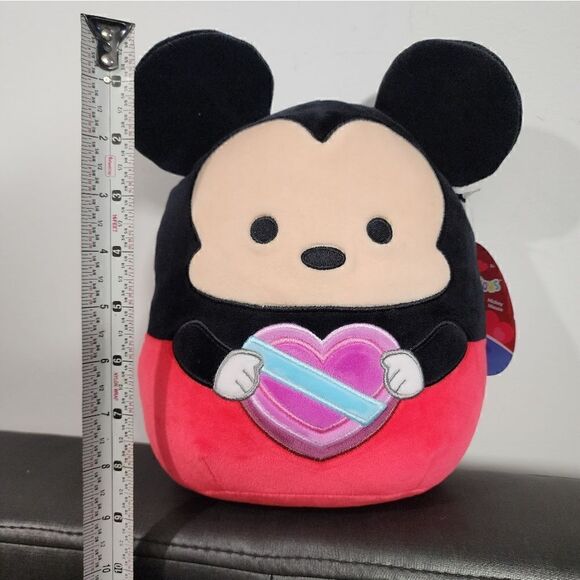 New Squishmallows Disney MickeyMouse 2024 Valentine's Day 8-InchPlush NWT - Picture 4 of 4
